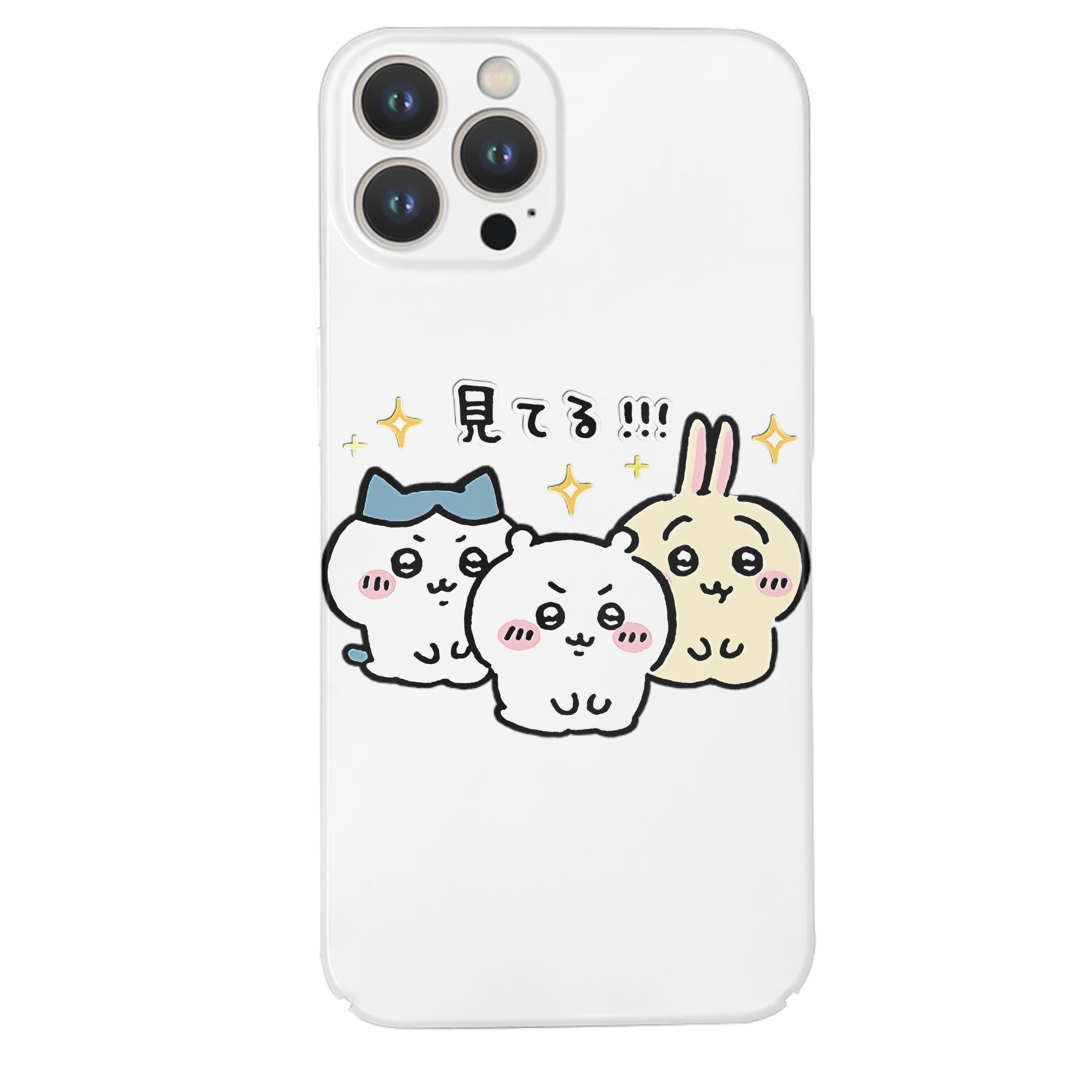（画像用） ちいかわ ハチワレ Chii-kawa hachiware 【iPhone 14シリーズ対応】ハードケース